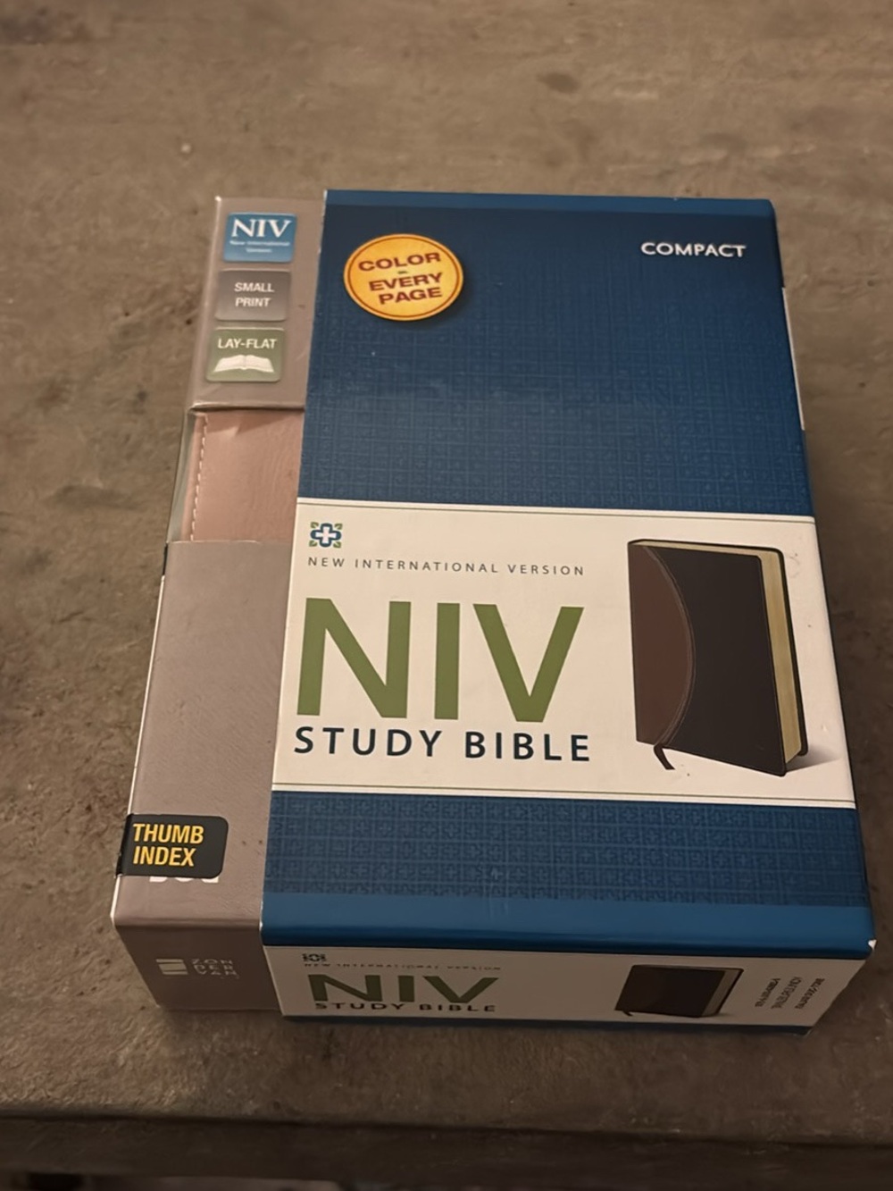 NIV Study Bible by Zondervan Bibles Staff (2011, Leather)